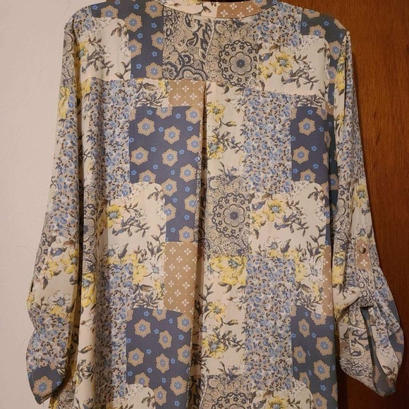 Multiple Print Blouse - Picture 2 of 2